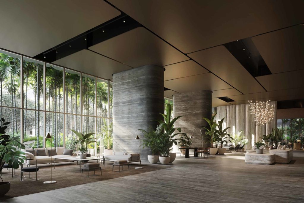 his majestic project is placed in Brickell, an urban neighborhood that allows residents easy access to cultural venues, commerce, and entertainment. This location also boasts some of the best views of Miam