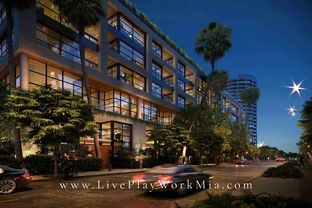 Rendering-of-The-Residences-Coconut-Grove-Streetscape-Evening